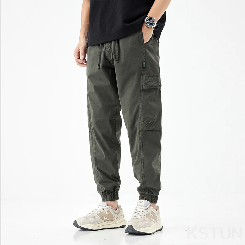 Quality Men Joggers Pants Harem Loose Cargo Pants Casual Sweatpants