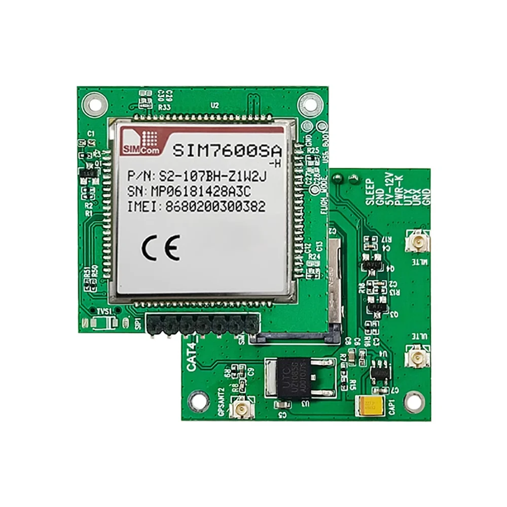 

SIMCOM Development Breakout Board SIM7600SA-H LTE CAT4+GNSS Core Testing Board