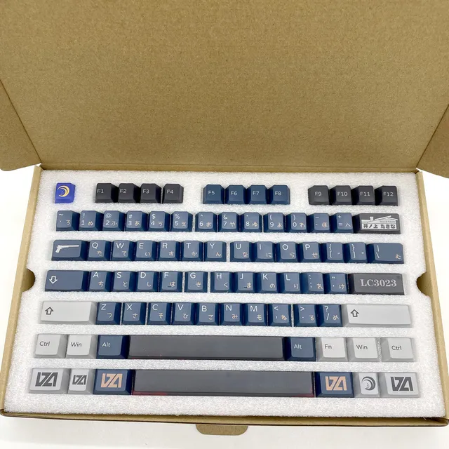 Lycoris Recoil Keycap Cherry Profile 142 Keys PBT DYE Sublimation ANSI Layout ISO Enter For Mechanical Gaming Keyboard