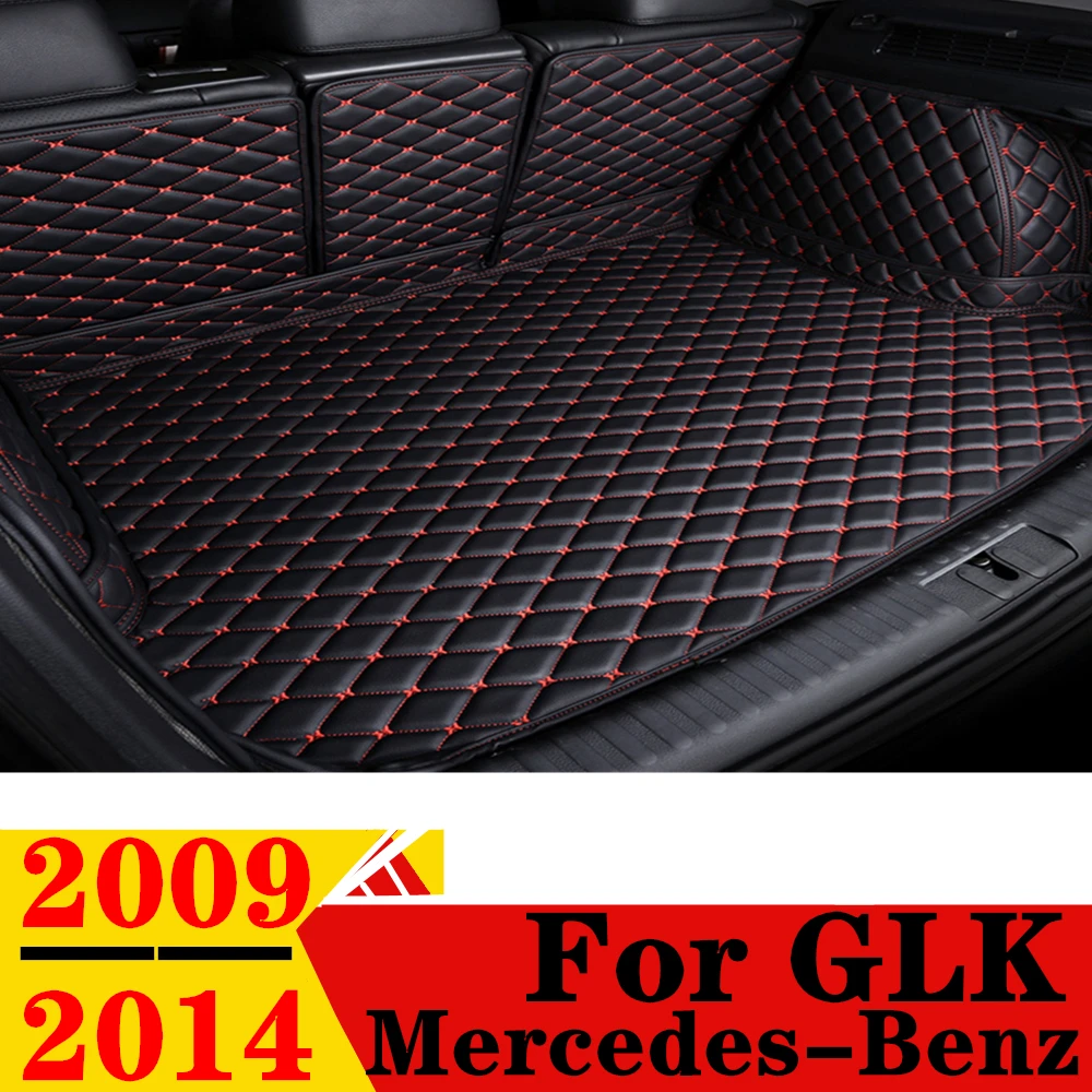 

Car Trunk Mat For Mercedes-Benz GLK 2014 2013 2012 2011 2010 2009 Rear Cargo Cover Carpet Liner Tail AUTO Parts Boot Luggage Pad