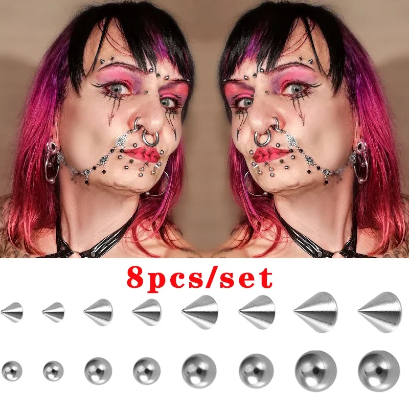 FunZing Nep Neus Piercing Gem Sticker - Wenkbrauw en Lip Stud Met Bling Gezicht Edelstenen voor Oor en Lichaam Sieraden - 2-4MM