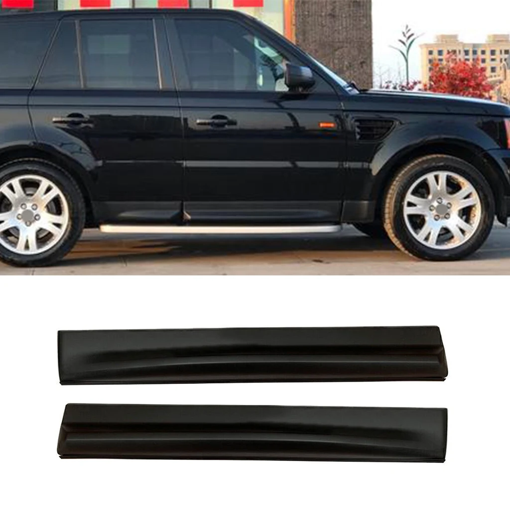 

Black Car Door Front Outside Lower Moulding Fit For Land Rover Range Rover Sport 2010 2011 2012 2013 Car Accessories