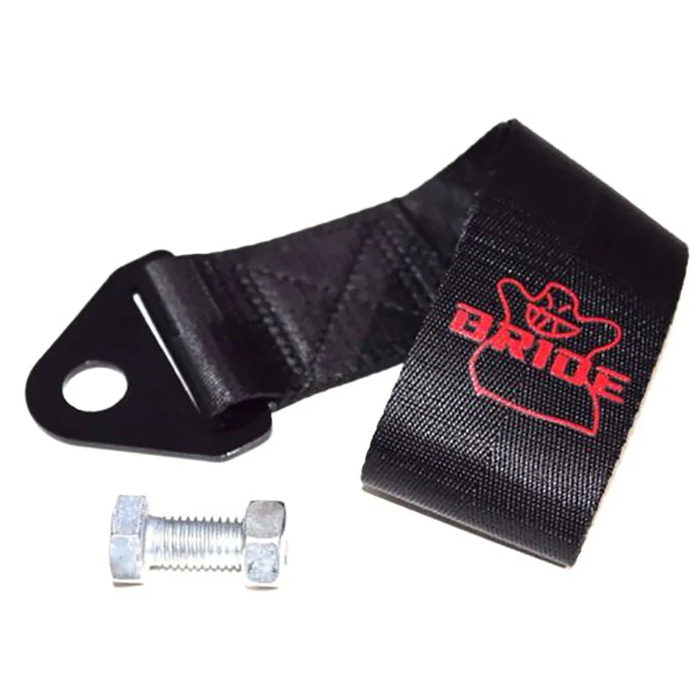 Racing Car Universal JDM BRIDE High Strength Nylon Trailer Tow Ropes Belt