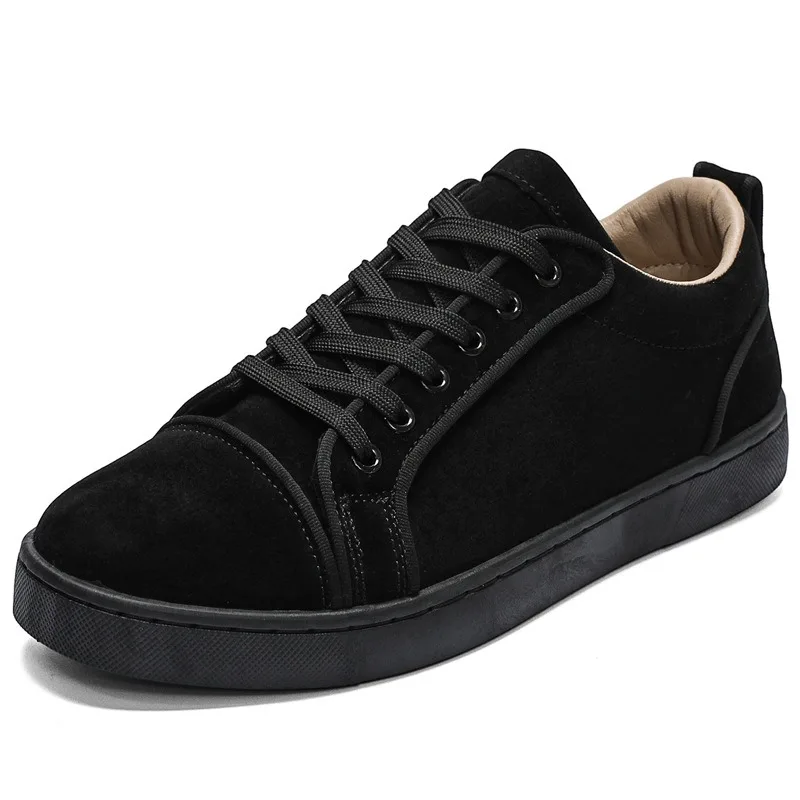 2026 New Trendy Round Toe Men Casual Flats Comfortable Non Slip Hard Wearing Sport Shoes Cross Tied Concise Lightweigh Sneakers 5