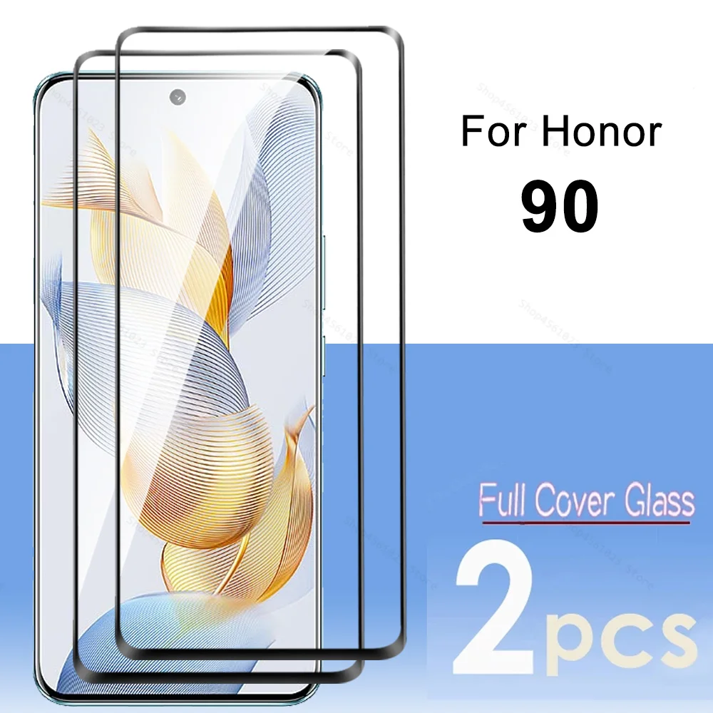 

Изогнутое стекло для Honor 90 5G, закаленное стекло для Honor 90, Honor 90, Honor 90, REA-AN00 2023, 6,7 дюйма, защитная пленка для экрана, 2 шт.