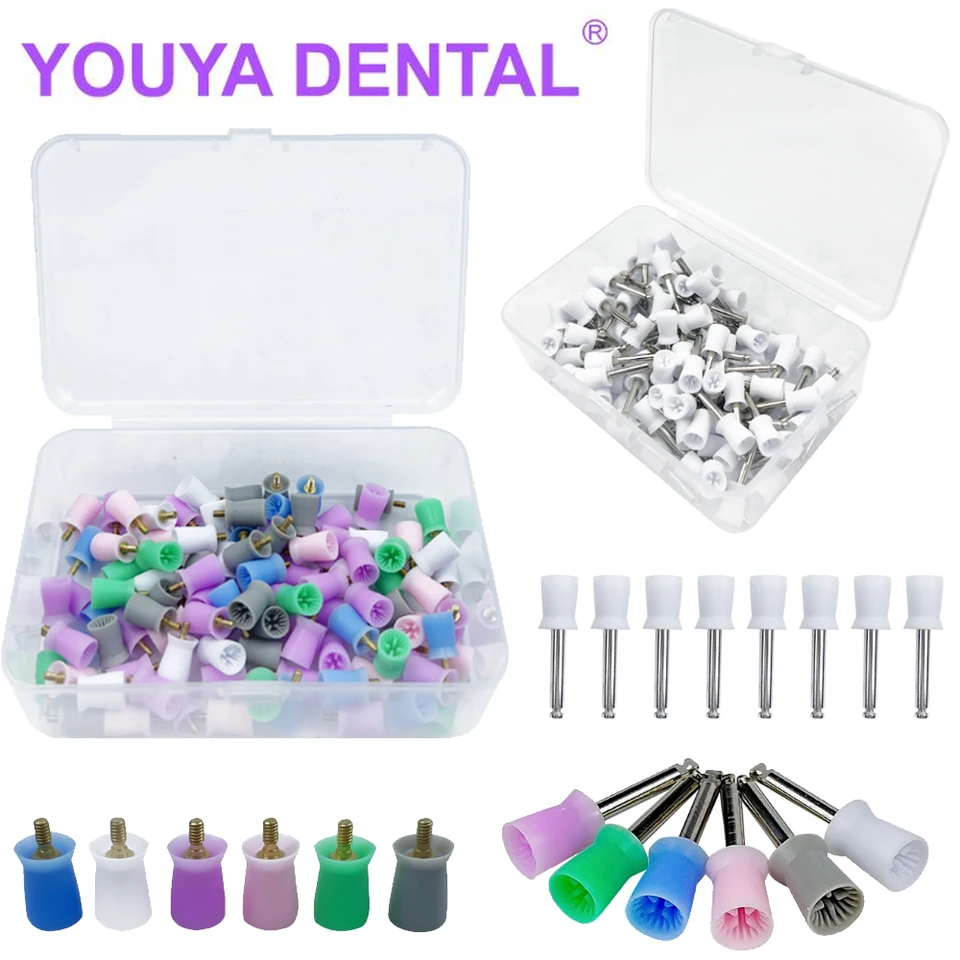 Cepillos Dentales De Goma Para Pulir Los Dientes Prophy Copas De Pulido