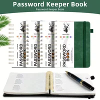 Удобная для пожилых людей книга паролей с вкладками A-Z-органайзером для паролей, журнал паролей из плотной бумаги, — дружественная книга по памятью и логотипа — изображение 5