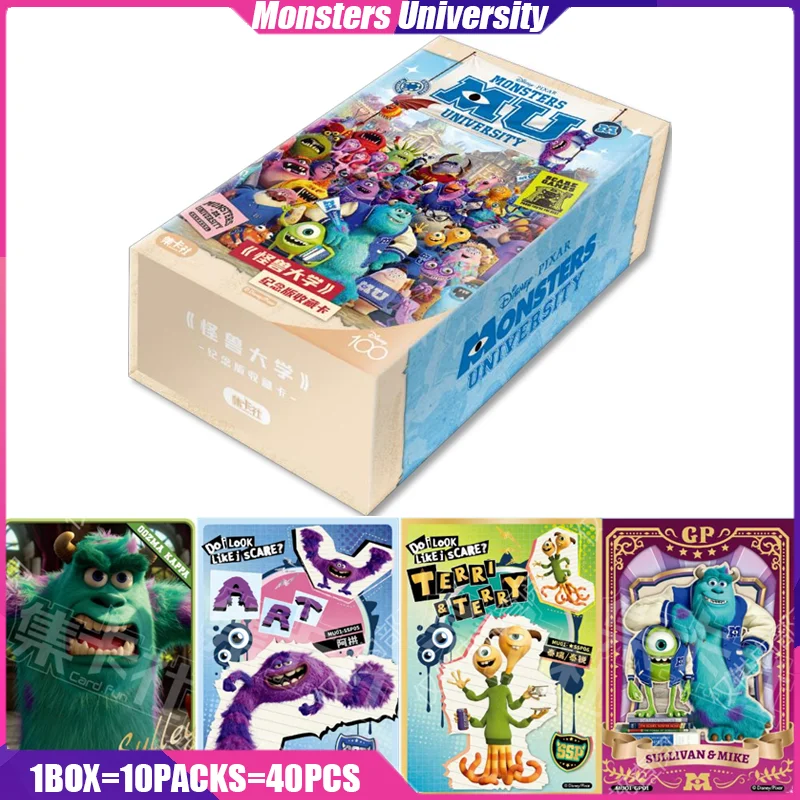 

Monsters University Cards Card.fun Disney Anime Playing Cards Board Games Toys Mistery Box Birthday Gifts for Boys and Girls
