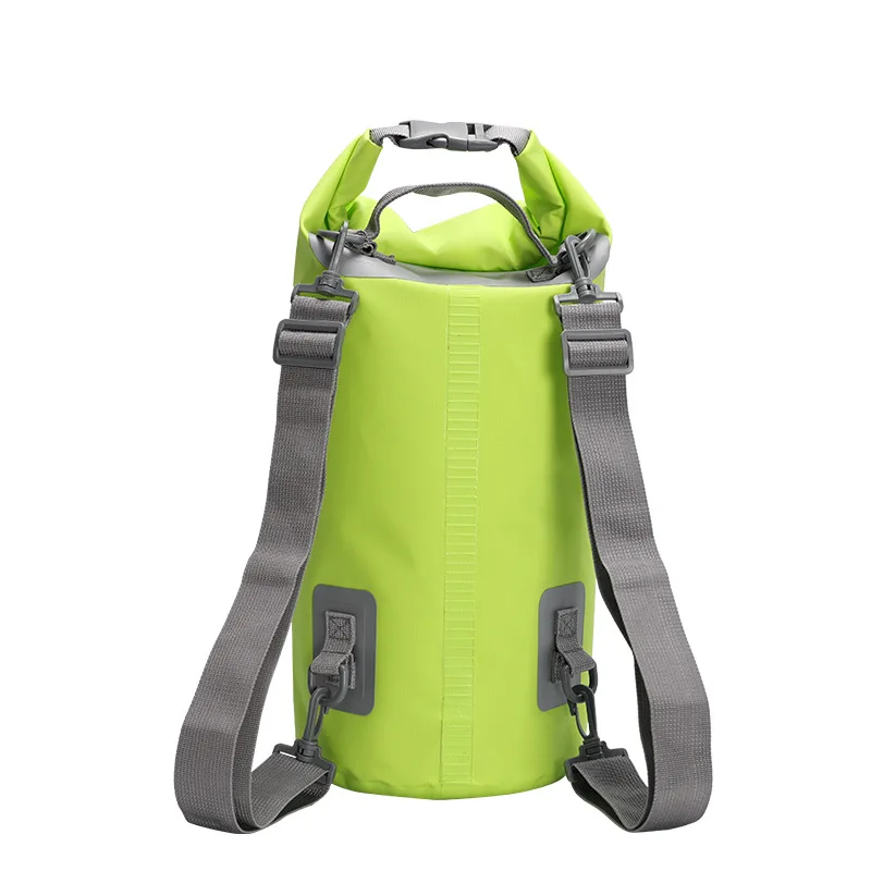PVC Waterproof Dry Bag Double Shoulder Outdoor Sport Bag for Trekking Floating Sailing Canoing Boating Swimming Storage Backpack 2