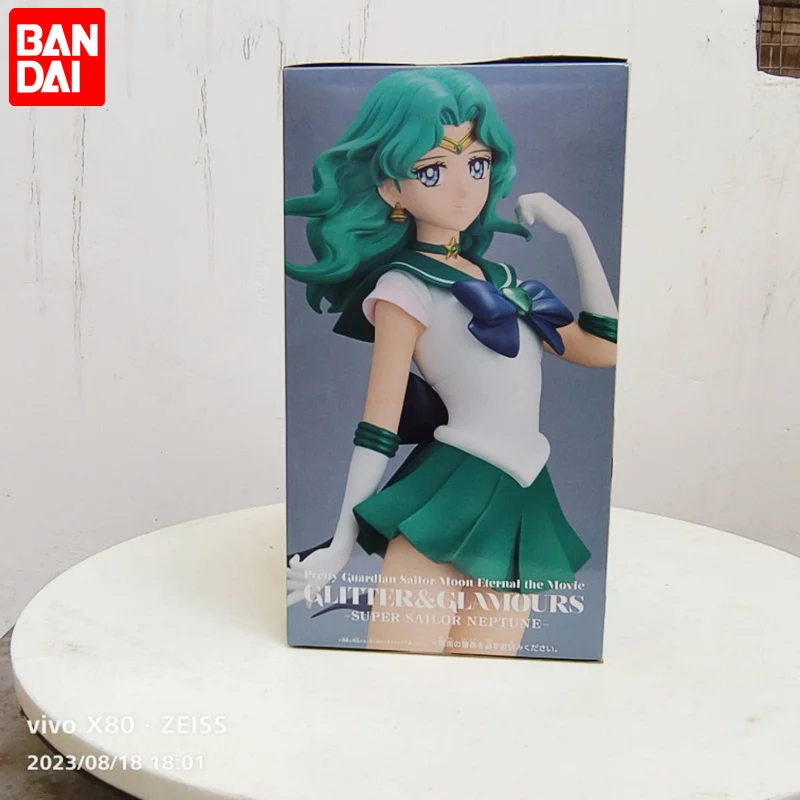 23Cm Original Sailor Moon Cosmos The Movie Glitter Glamour Kaiou Michiru Sailor Neptune Sailor Uranus Pvc Action Figures Toys