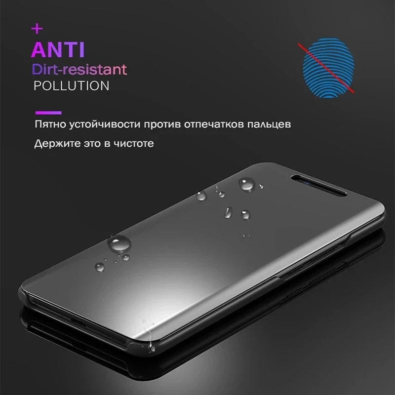 Elegant Mirror Flip Magnetic Phone Cover with Luxury Finish