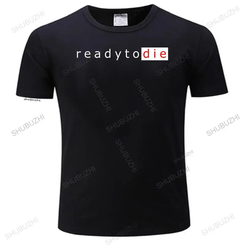 Magliette Da Uomo T-Shirt Pronta Da Morire Notorious B.I.G. Biggie Smalls Maglietta A Maniche Corte In Cotone Classico Legend Hip Hop O Collo