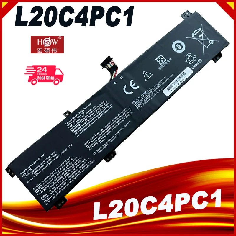Bateria para Lenovo Legion Pro16ach6 5-15ith6h 5-15ach6 Legião 16ithg6 7-16ithg6 7-16ach6 Bateria L20c4pc1 L20d4pc1 L20m4pc1 36v