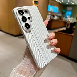 Luxury UltraThin Carbon Fiber Kevlar Texture Frame Cover - Galaxy A18 (3)