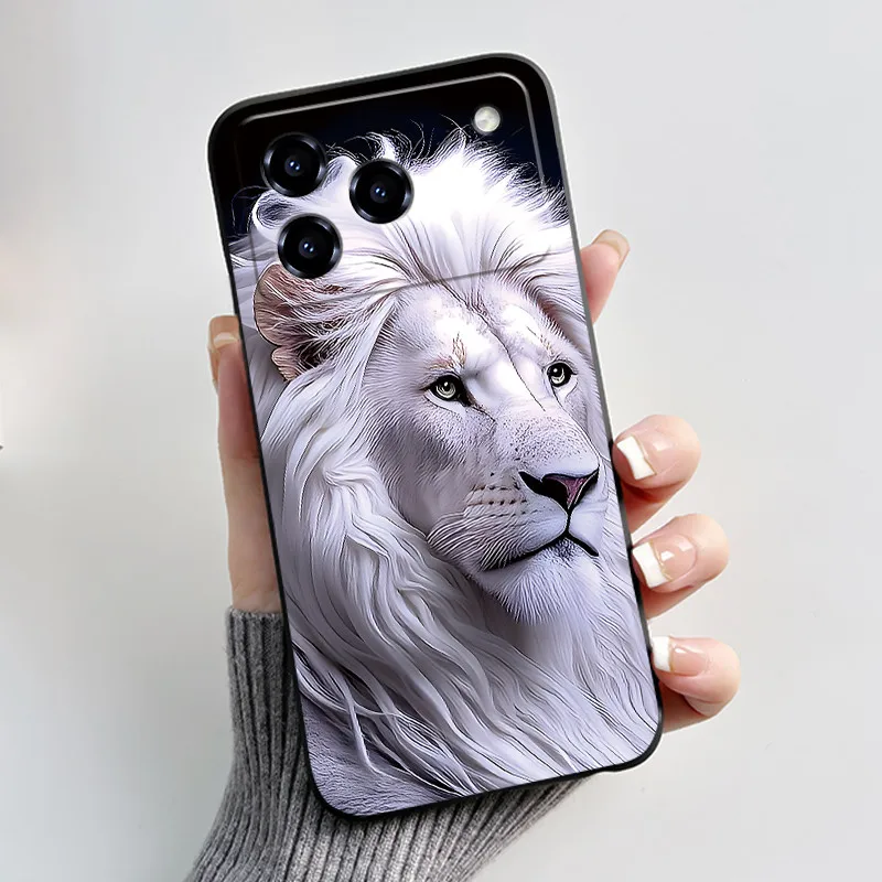 Cute Love Rabbit Cartoon Black Soft Silicone Protective Phone Case