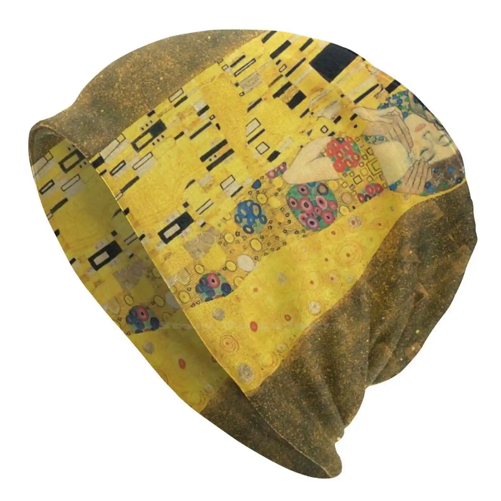 The Kiss-Gustav Klimt Cappello Lavorato A Maglia Warm Beanie Outdoor Caps The Kiss Painting Gustav Klimt Dipinti Dipinti Di Gustav Klimt
