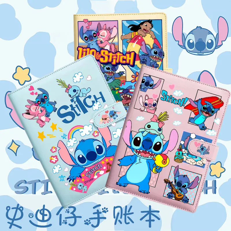 

Disney Animation Cute Cartoon Lilo and Stitch Children Loose-leaf Notebook Student Hand Ledger Creative Exquisite Christmas Gift