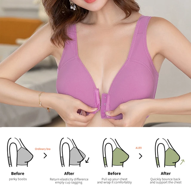 Soutien-gorge D'allaitement De Maternité Brassière De Maternité Sans Fil En  Coton Pur Lingerie D'allaitement Sans Coutures, Taille Plus, Avec Boucle