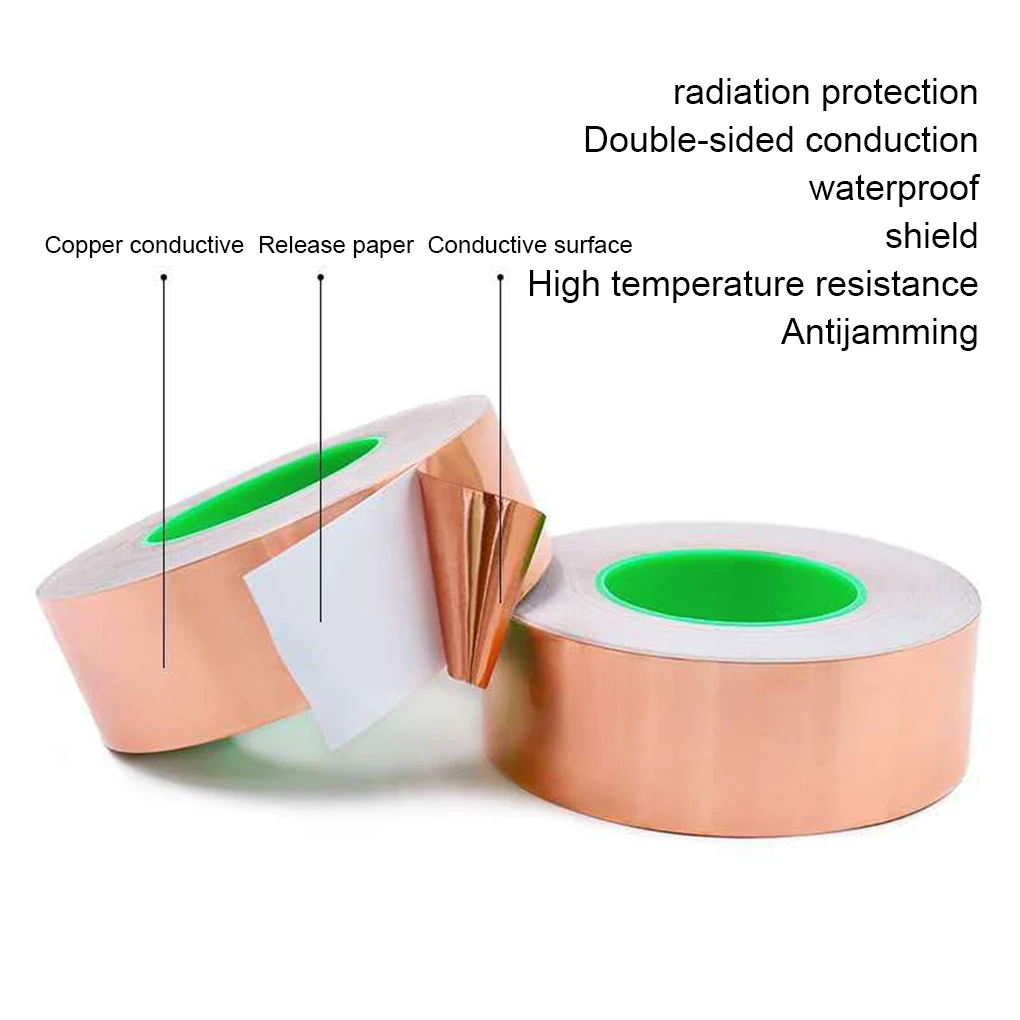Portable Double Sided Copper Foil Tape Phone Antiinterference