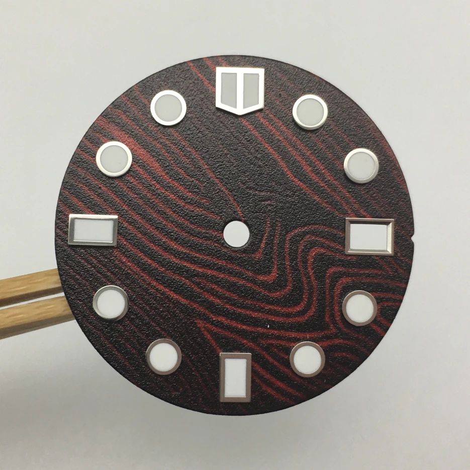 

No Logo 28.5mm Watch Dial Substitute Modified Dial Luminous Literal for NH35 Movement FC6 Men Watch Accessories