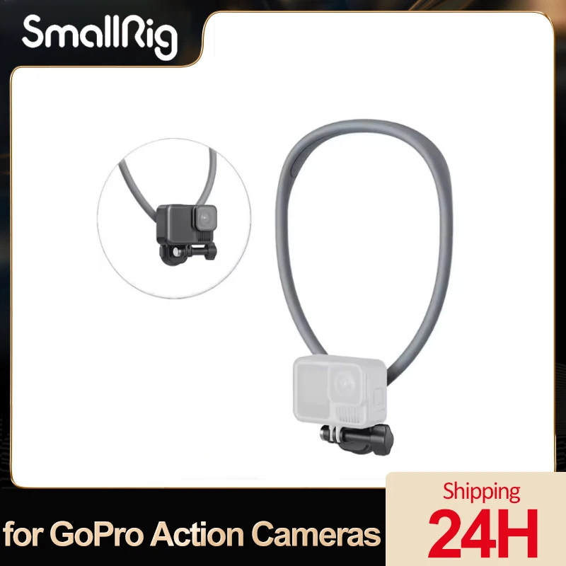 Smallrig Silicone Neck Mount Quick Release Hold Phone Holder for iPhone 15 14 13 XIAOMI Smartphone Action Cameras Accessories