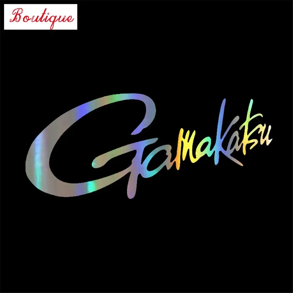 Funny Gamakatsu Fishing Car Sticker PVC Vinyl Decal for SUV Truck Window Bumper Outdoor Sports Accessories