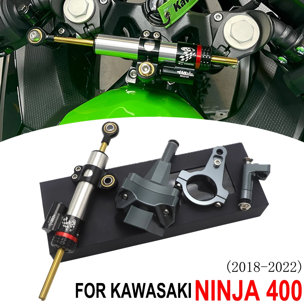 Steering Damper Motorcycle Fit Kawasaki Ninja 400 2018 2019
