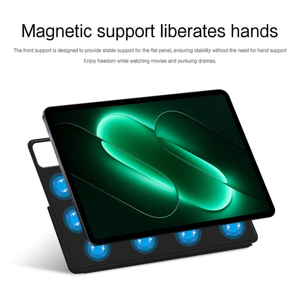 Magnetic Tri-Fold Flip Smart Stand Tablet Case with Y-Fold Design