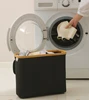 See-Through Paper Towel Storage Basket Bathroom Paper Towel Sundries Storage Basket Foldable With Lid Waterproof Storage Box 2
