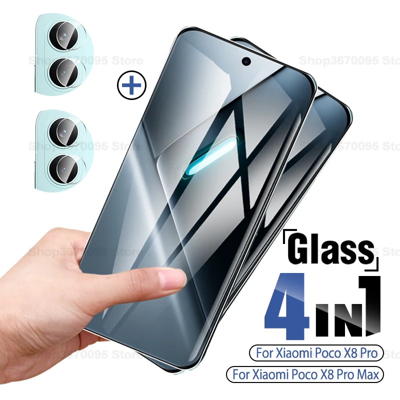 Premium Tempered Glass Protector for Xiaomi Poco Series - Camera and Screen Protection