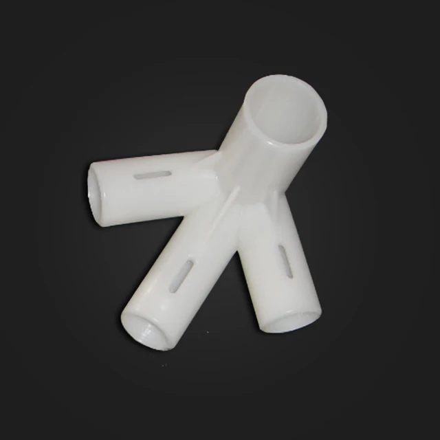 9Db ​​Pótalkatrészek Keresztező Cső Dugó Sátor Láb Sarokközpont Csatlakozó Fehér 25/19 Mm Árnyék Kiegészítők A Pavilon Napellenzőhöz - Image 3