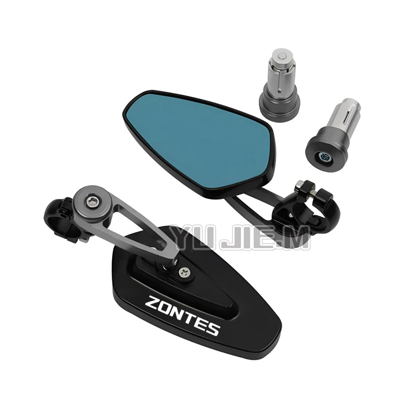 For Zontes G1 125 ZT125 G1 ZT125U ZT 125 U ZT 310R 310X ZT310R 310M Motorcycle CNC rearview mirror fixed wing 6