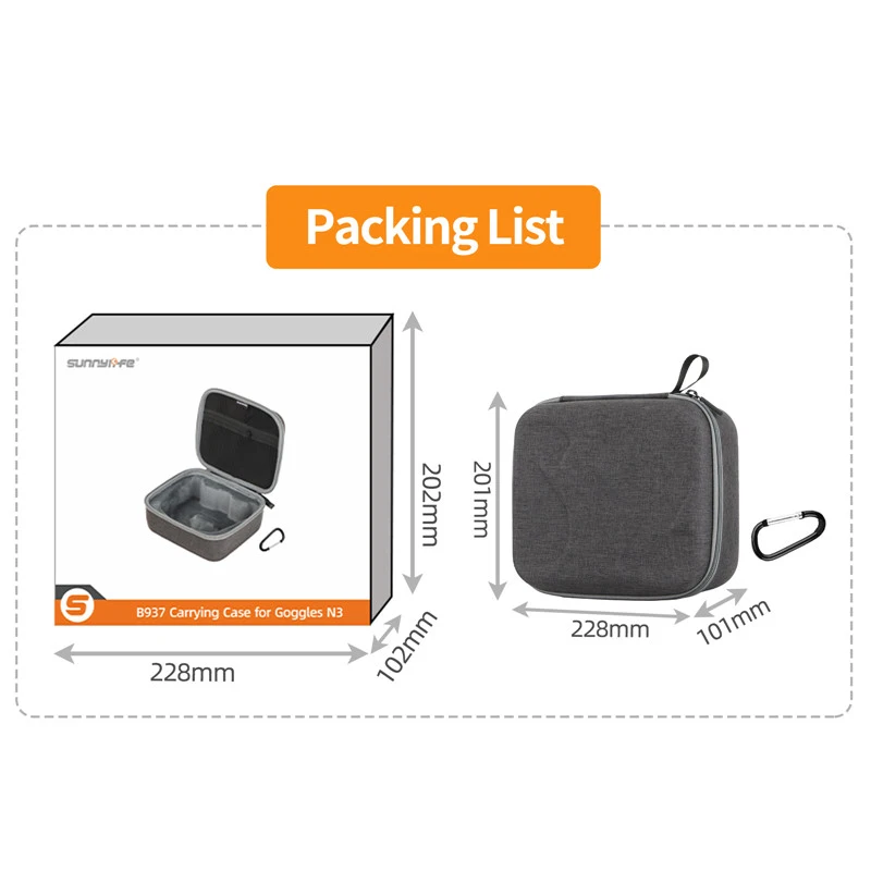 Drone Accessories Drone Storage Bag DJI Case Drone Case for DJI Goggles N3 Storage Bag Portable Carrying Case Anti-collision Protection Bag Shock-proof Handle For DJI NEO/AVATA 2