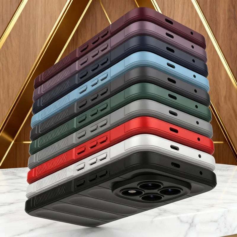 Enhanced Protective Shockproof Soft TPU Case with Lens Protection