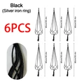 6pcs Black