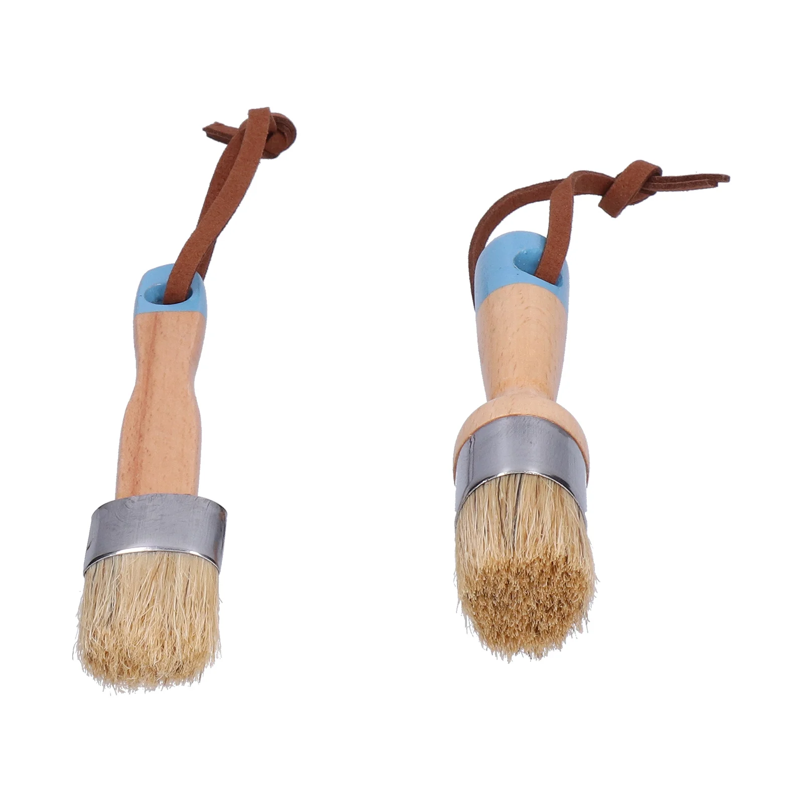 

2PCS 1in Chalk & Wax Paint Brush for Furniture DIY Painting and Waxing Tool