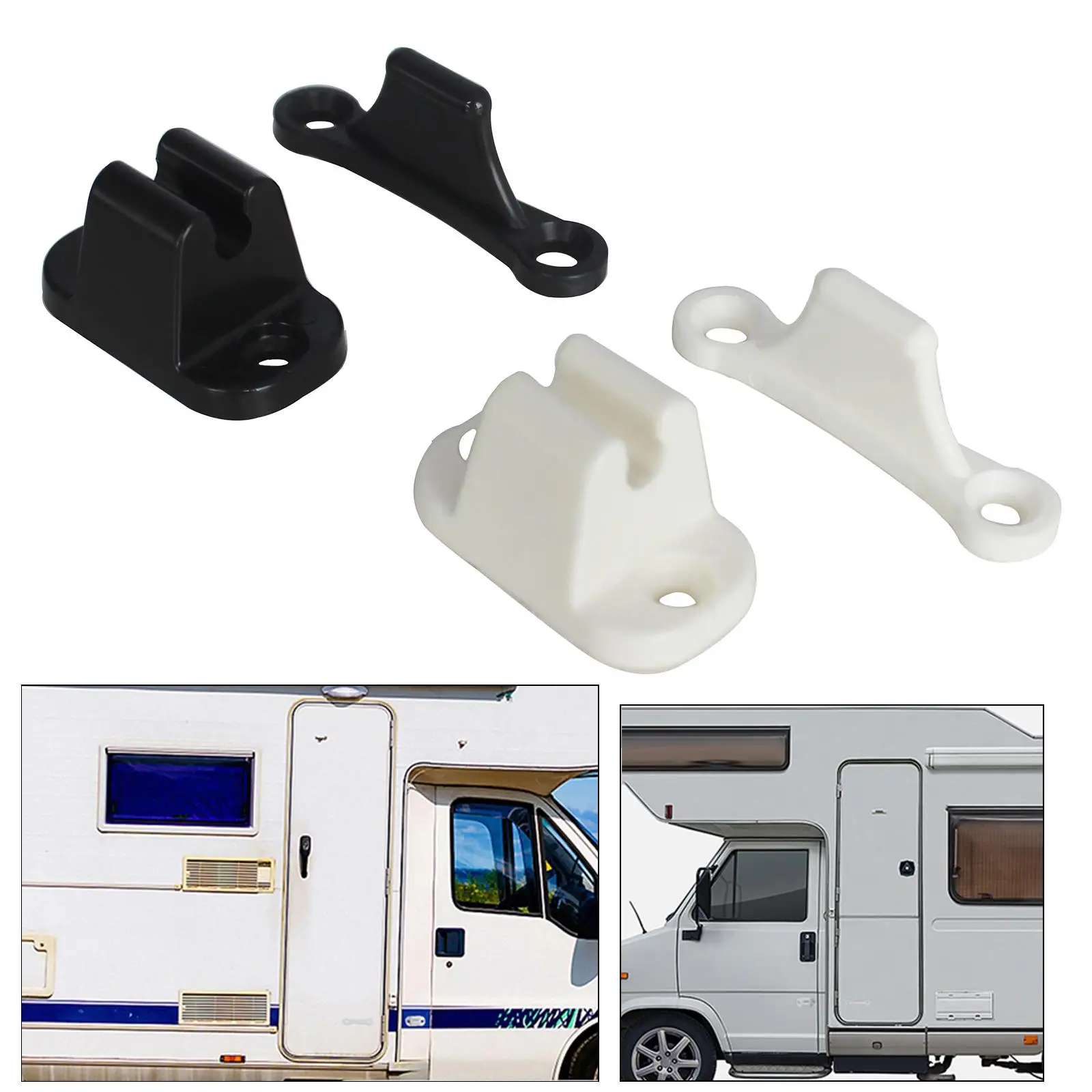 

T Shape Nylon Sturdy Durable Door Stop Retaining Catch Latch Retainer Holder for Camper RV Motorhome Boat