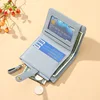 Women Short Wallet Small Fashion Luxury Brand Leather Purse Ladies Card Bag for Women Clutch Female Purse Money Clip Wallet 2023 3