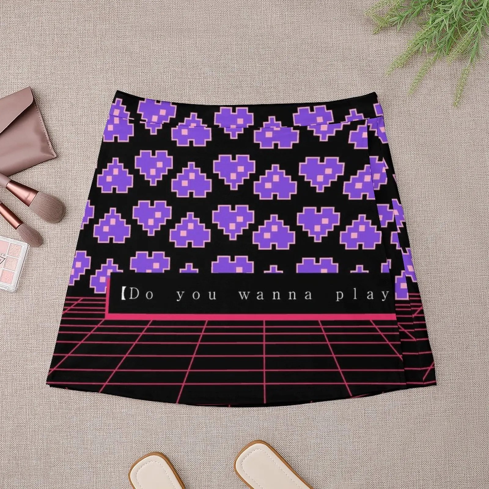 Do you wanna play 2? Mini Skirt korean style clothing Women's dress skirt set Skirt for girls
