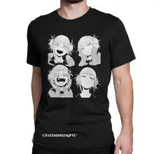 Himiko Camiseta de Toga Face para hombre y mujer, camisetas divertidas de Boku No My Hero Academia, camiseta de Manga, ropa Harajuku, Idea de regalo