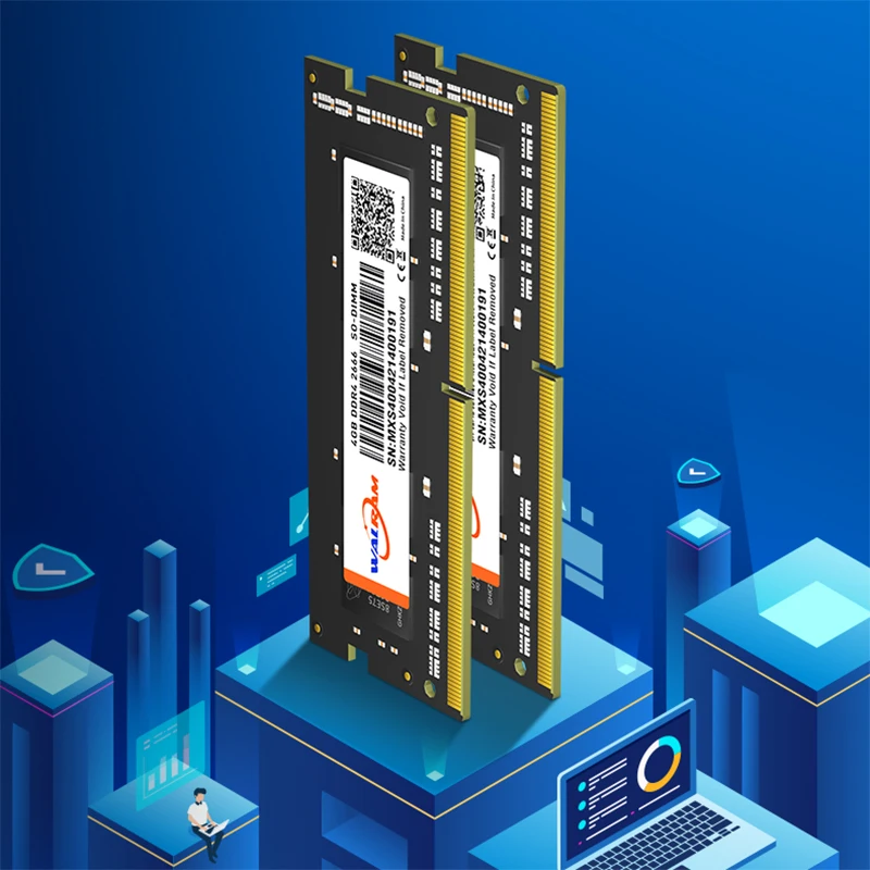 WALRAM 램 메모리 DDR4 8GB 2400MHz 2666MHz Sodimm PC4 노트북, 인터 컴퓨터용 비 ECC 1.2v 메모리 RAM DDR4