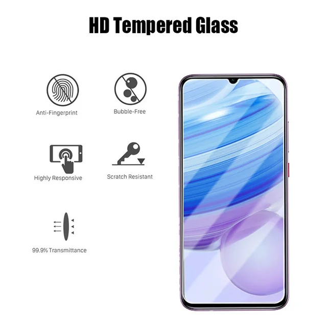 3PCS Tempered Glass for Xiaomi Redmi Note 10 9 8 7 Pro 9S 8T Screen Protector For Redmi 9 9T 9C NFC 9A 9AT 8 8A 7A 6 Glass 6