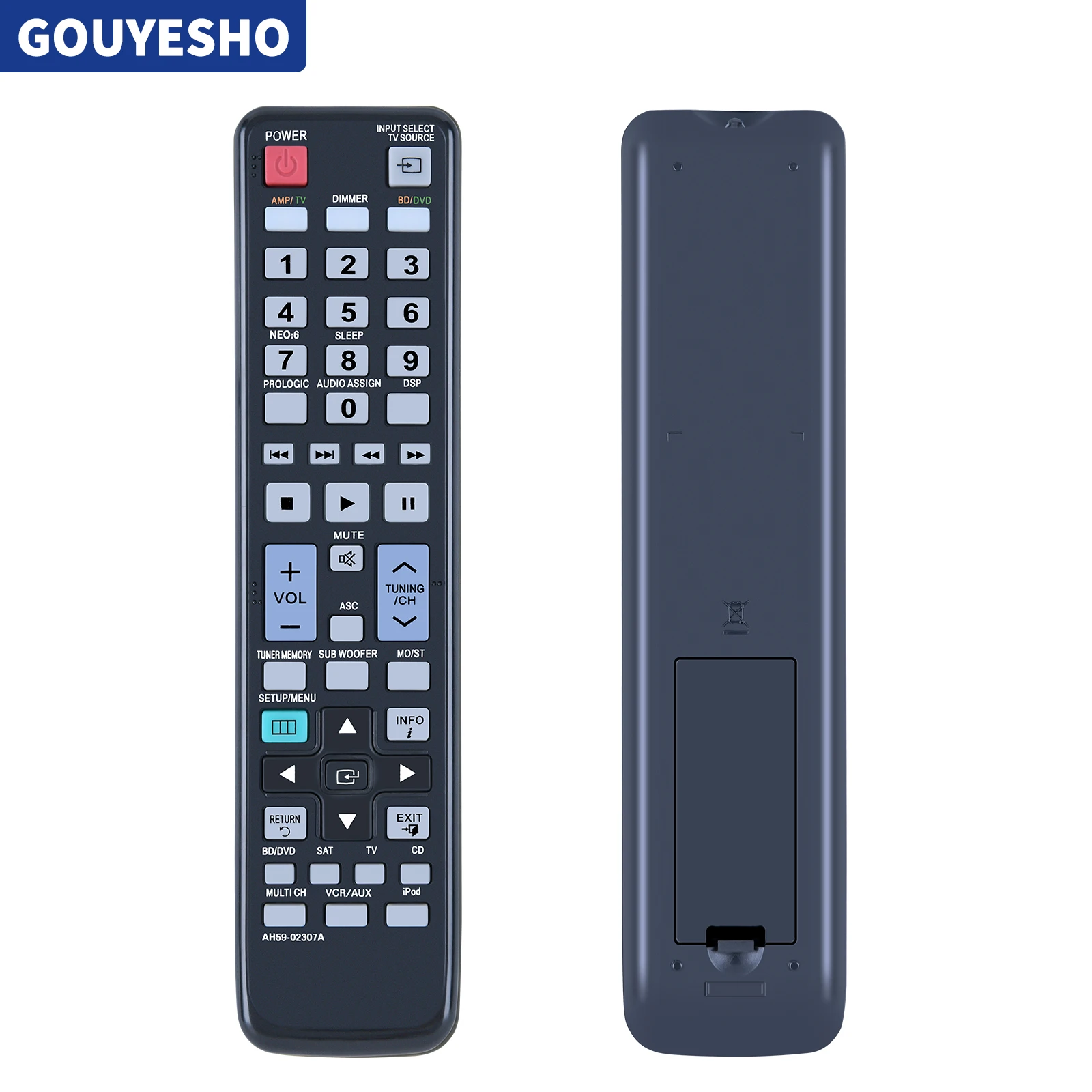 삼성에 적합한 AV 리시버 HW-C700B AH59-02307A 리모컨, HW-C700 HW-C770BS HW-C770B