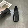 Novelty Split Toe flat shoes woman quality leather mary janes Japanese style trotters flats ankle bele Tabi ninja loafers women 6