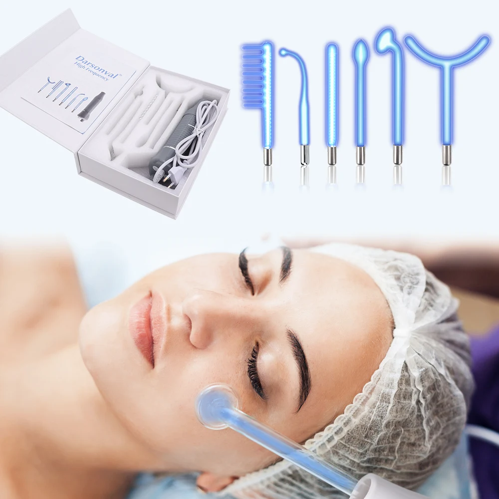High Frequency Facial Machine for Hair Face Electrotherapy Wand Neon