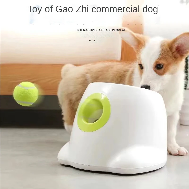 Dog Toy Tennis Launcher Automatic Throwing Machine Pet Ball Throwing