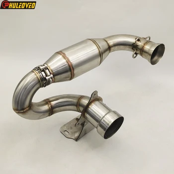 For Can-Am Maverick X3/Max Turbo RR ATV Motorcycle Exhaust System Slip-On Escape Moto Muffler Stainless Steel Exhasut 2017-2023