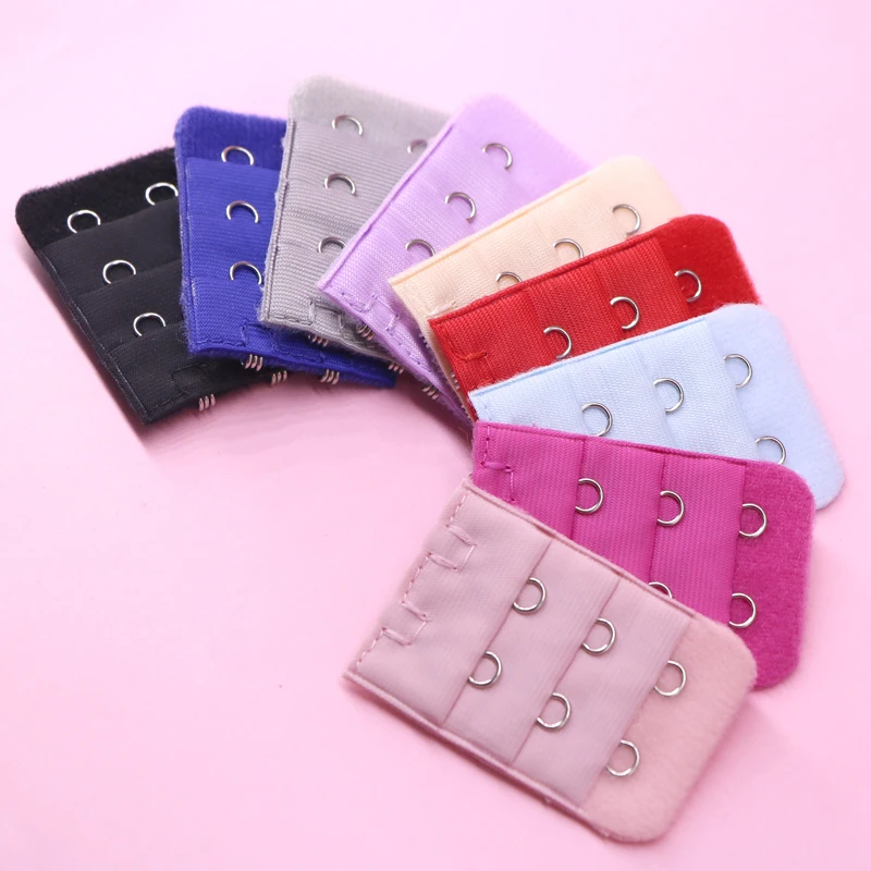 4/5/8pcs Bra Extenders Buckle Extension 3 Row 2 Hooks Bra Strap