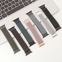 Bracelet en Nylon pour Bracelet de montre Apple Ultra 3 2 49mm 46mm 45mm 41mm 44mm 42mm 40mm 38mm, pour iWatch série 11 10 9 8 7 6 5 4 6