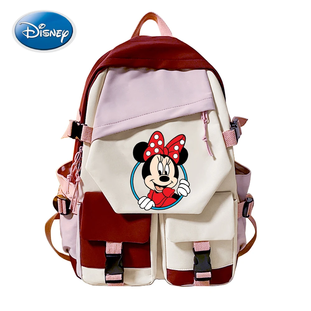 

Рюкзак для мальчиков и девочек, с героями Диснея, Микки Маус, Минни Маус